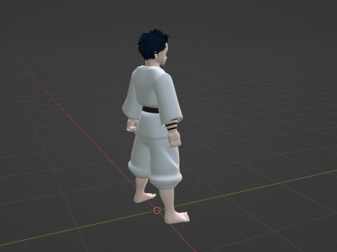 Hakuji Soyama - Demon Slayer Infinity Castle 3D Model
