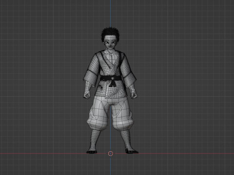Hakuji Soyama - Demon Slayer Infinity Castle 3D Model