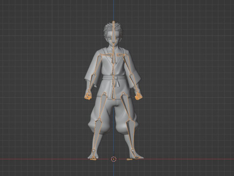 Hakuji Soyama - Demon Slayer Infinity Castle 3D Model