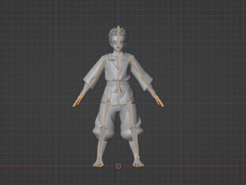 Hakuji Soyama - Demon Slayer Infinity Castle 3D Model