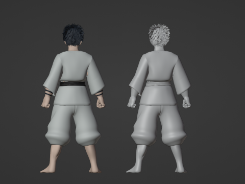 Hakuji Soyama - Demon Slayer Infinity Castle 3D Model