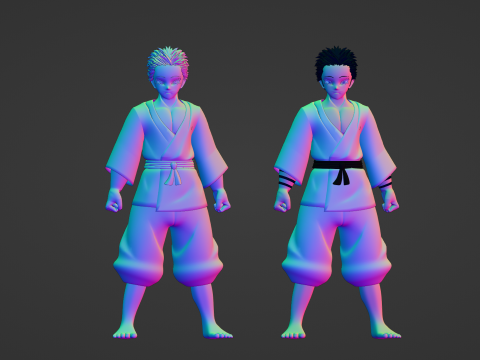 Hakuji Soyama - Demon Slayer Infinity Castle 3D Model