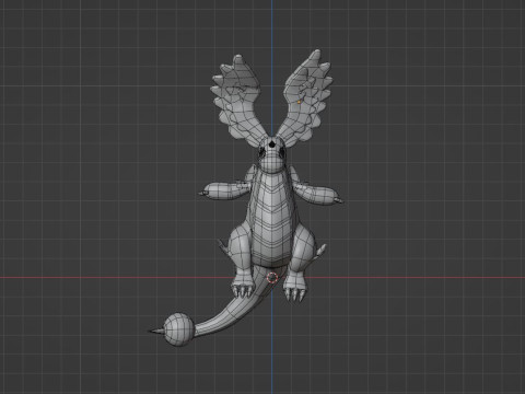 Mega Dragonite - Pokemon 3D Modell