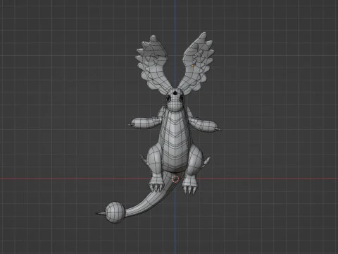 Mega Dragonite - Pok&eacute;mon Modelo 3D