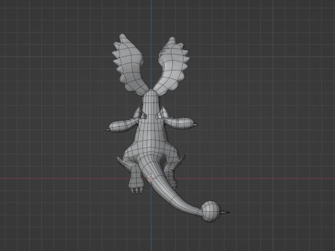 Mega Dragonite - Pokemon 3D Modell
