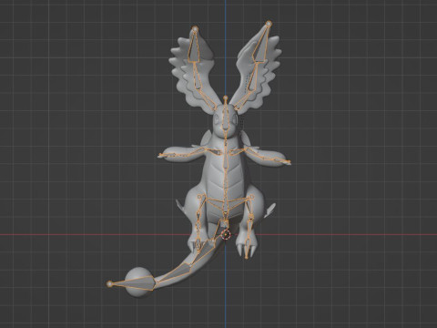 Mega Dragonite - Pokemon 3D Modell