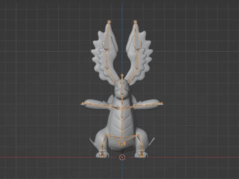 Mega Dragonite - Pok&eacute;mon Modelo 3D