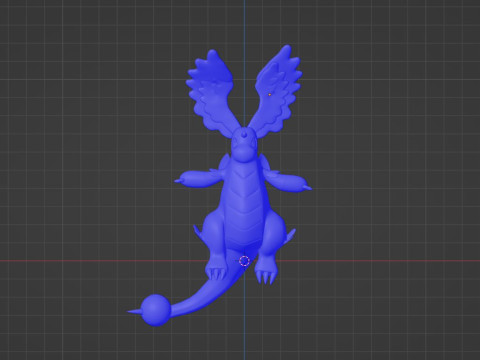 Mega Dragonite - Pokemon 3D Modell