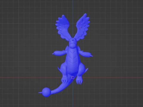 Mega Dragonite - Pok&eacute;mon Modelo 3D