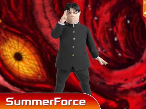 Kinta Sakata - Dandadan 3D Model