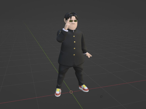 Kinta Sakata - Dandadan 3D 模型