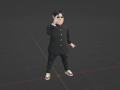 Kinta Sakata - Dandadan 3D Model