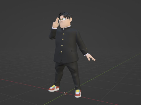 Kinta Sakata - Dandadan 3D 模型