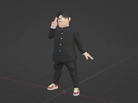 Kinta Sakata - Dandadan 3D Model