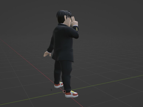 Kinta Sakata - Dandadan 3D 模型