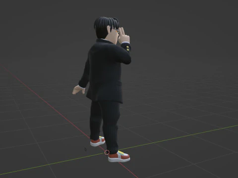 Kinta Sakata - Dandadan 3D Model