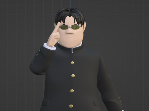 Kinta Sakata - Dandadan 3D 模型