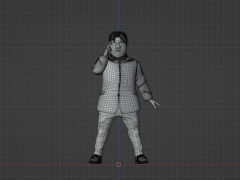 Kinta Sakata - Dandadan 3D 模型