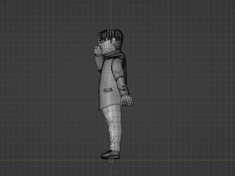 Kinta Sakata - Dandadan 3D 模型