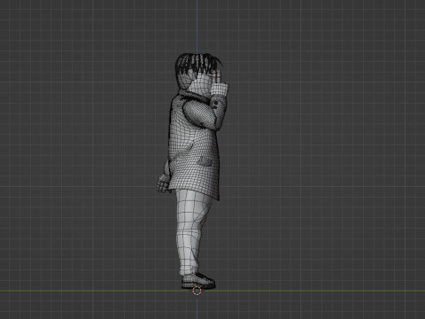 Kinta Sakata - Dandadan 3D 模型