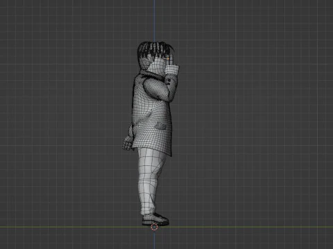 Kinta Sakata - Dandadan 3D Model