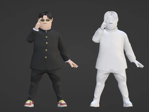 Kinta Sakata - Dandadan 3D Model