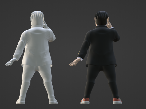 Kinta Sakata - Dandadan 3D 模型