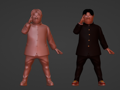 Kinta Sakata - Dandadan 3D 模型