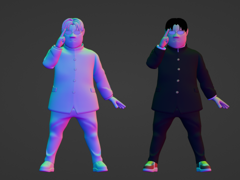 Kinta Sakata - Dandadan 3D 模型