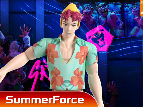 Abby Saja - KPop Demon Hunters Modello 3D