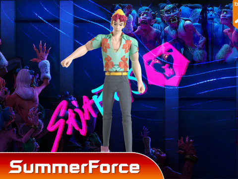 Abby Saja - KPop Demon Hunters Modello 3D