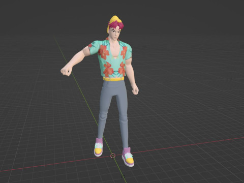 Abby Saja - KPop Demon Hunters Modello 3D