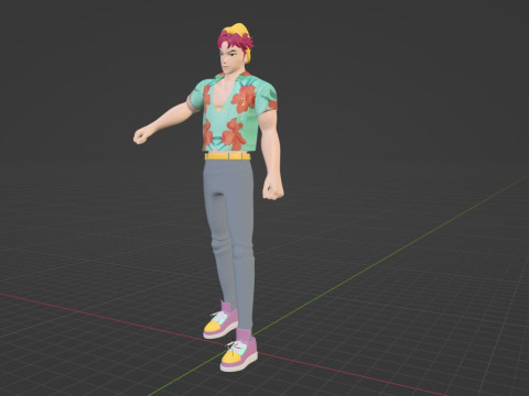 Abby Saja - KPop Demon Hunters Modello 3D