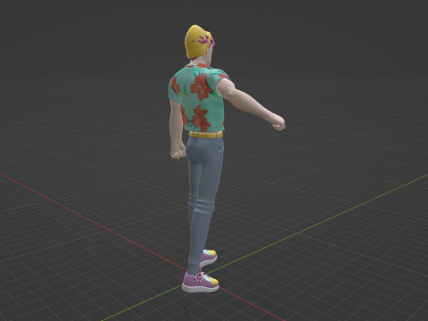 Abby Saja - KPop Demon Hunters Modello 3D