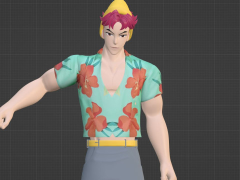 Abby Saja - KPop Demon Hunters Modello 3D