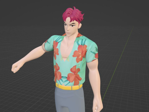 Abby Saja - KPop Demon Hunters Modello 3D