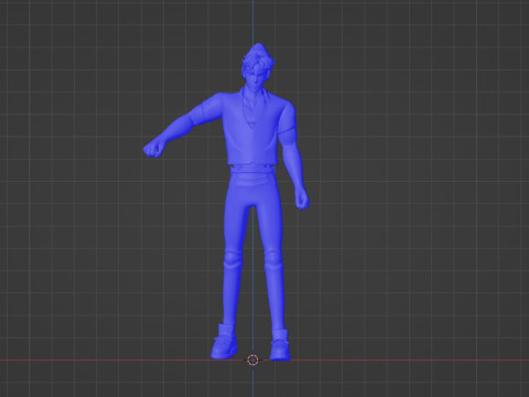 Abby Saja - KPop Demon Hunters Modello 3D