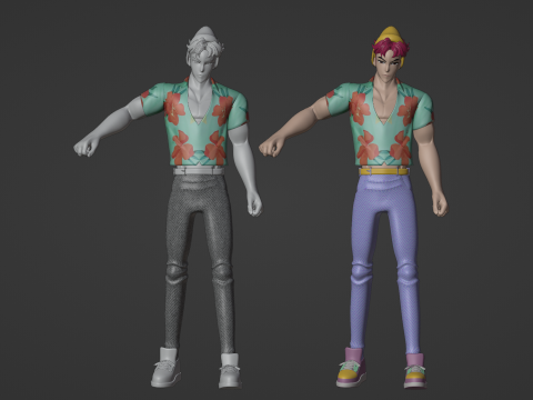 Abby Saja - KPop Demon Hunters Modello 3D