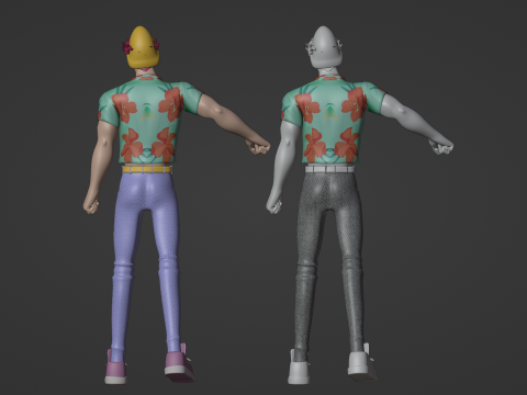 Abby Saja - KPop Demon Hunters Modello 3D