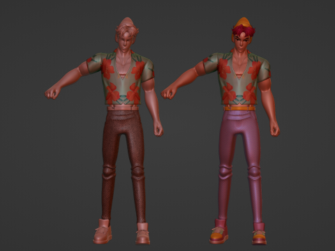 Abby Saja - KPop Demon Hunters Modello 3D