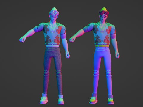 Abby Saja - KPop Demon Hunters Modello 3D