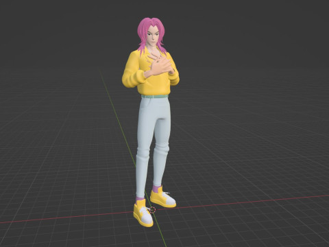 Romance Saja - KPop Demon Hunters 3D Model