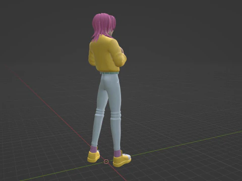 Romance Saja - KPop Demon Hunters 3D Model