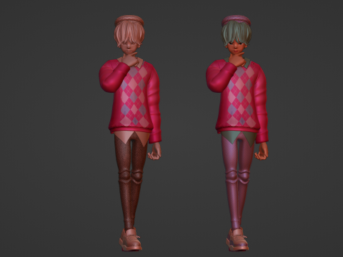 Baby Saja - KPop Demon Hunters 3D Model