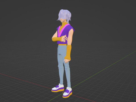 神秘萨贾 - KPop 恶魔猎手 3D 模型