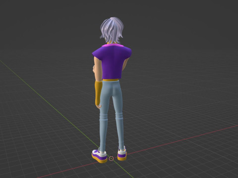 神秘萨贾 - KPop 恶魔猎手 3D 模型