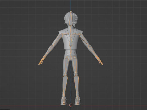 神秘萨贾 - KPop 恶魔猎手 3D 模型