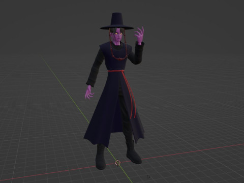 Demon Jinu - KPop Demon Hunters 3D 模型