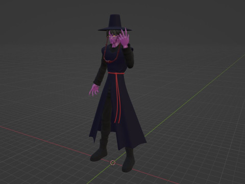 Demon Jinu - KPop Demon Hunters 3D 模型