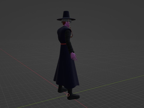 Demon Jinu - KPop Demon Hunters 3D 模型